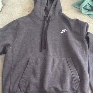 Nike Charcoal Hoodie with Logo